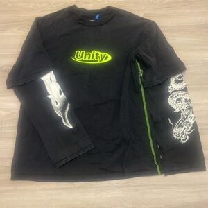 Heron Preston Black H2 Logo Shirt